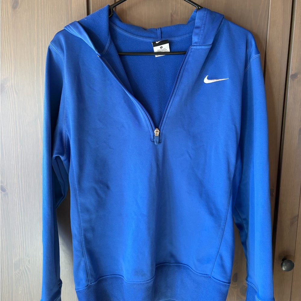 Nike Blue Half-Zip Hoodie